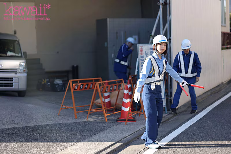 【翔乃そら】AVデビューした交通警備員の童顔ロリ系お姉さんがエロい