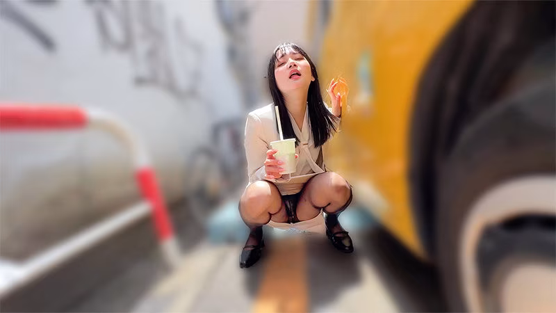 【静河】遠隔ピンクローラーを仕込まされた美人OLがエロい