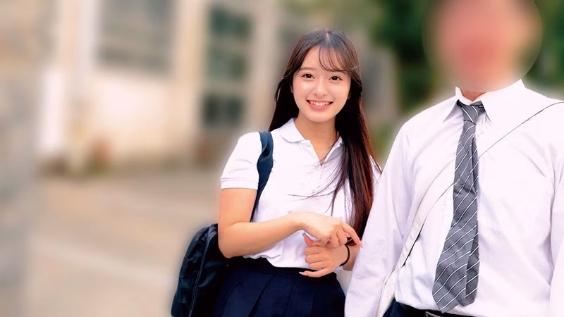 【花守夏歩】学校帰りカップルの初めての中出しSEXがエロすぎる