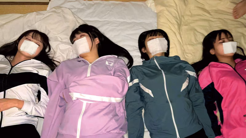 【昏睡】女子陸上部員5名がエッチな悪戯される動画がヤバイ