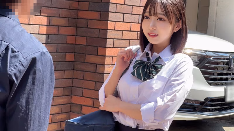 【月乃あや】小柄な可愛い制服女子との中出しセックスがエロい