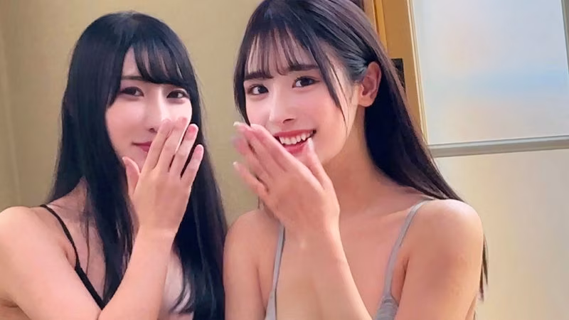 【小野坂ゆいか・雪代美鳳】スタイル抜群の女子大生2人とハメ撮りSEXがエロい