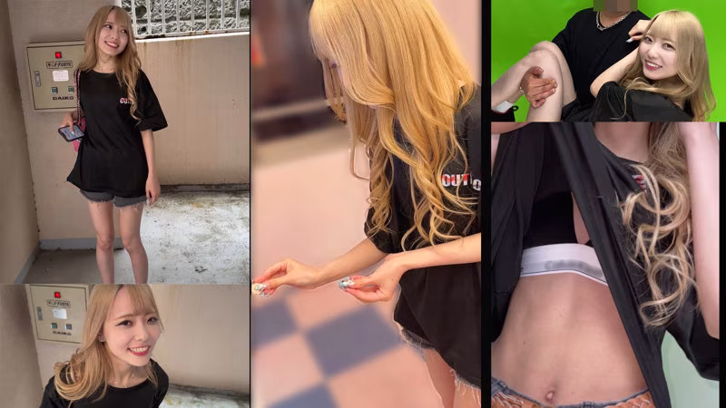 【野々宮あめ】スレンダー金髪ギャルのハメ撮りSEXがエロすぎる