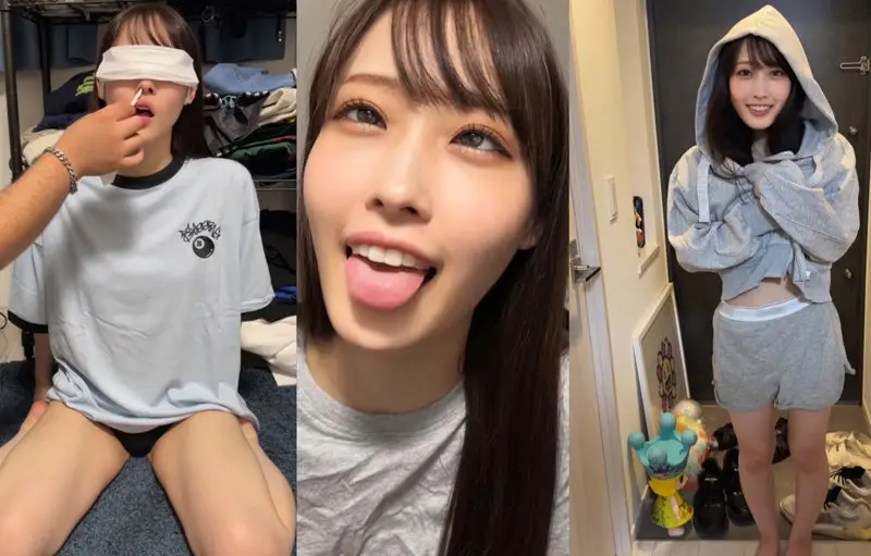 【天然美月】スマホで撮影された彼女とのイチャラブSEXがエロすぎる