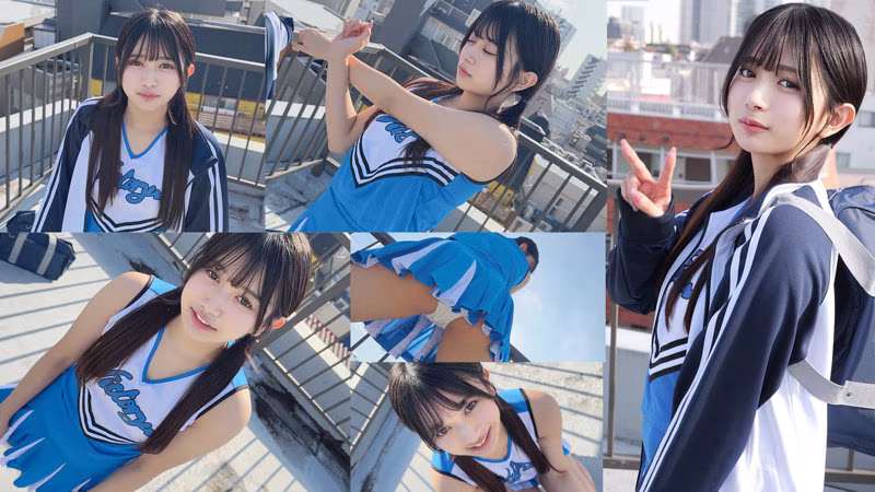 【北岡果林】可愛いチア部美少女の中出しセックスがエロい