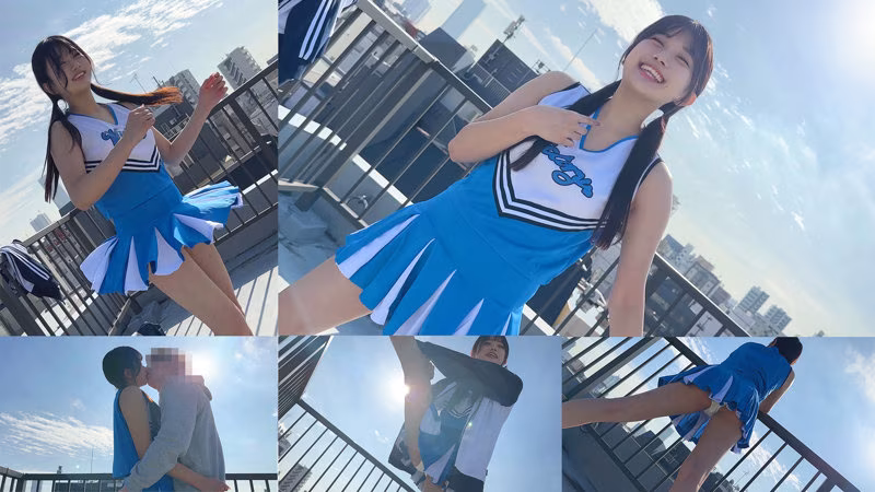 【北岡果林】可愛いチア部美少女の中出しセックスがエロい